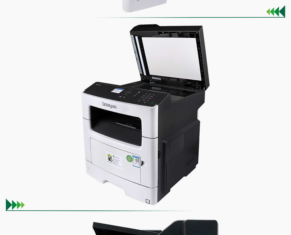 予約販売品】 Lexmark MX317dn S W-laser printer Scanner copier Fax LAN years  並行輸入品